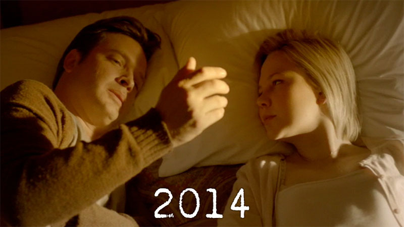 Best of TV List 2014 with actors from 'Rectify' on Sundance lying in bed together