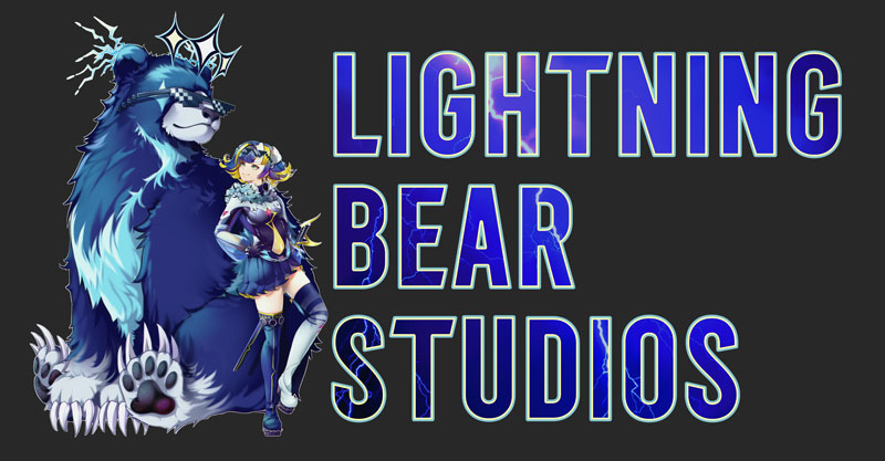 Lightning Bear Studios Music Videos with our studio logo of a bear surrounded by electrical imagery